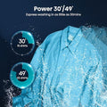 1Q Series WF1Q9041BW Freestanding 9 KG Front Load Washing Durable Inverter Machine, Steam Wash